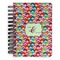Retro Fishscales Spiral Journal Small - Front View