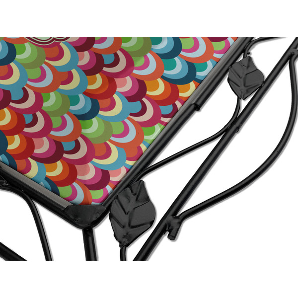 Retro Fishscales Square Trivet - Detail