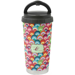 Retro Fishscales Stainless Steel Coffee Tumbler (Personalized)