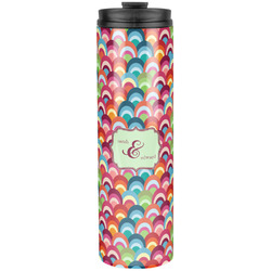 Retro Fishscales Stainless Steel Skinny Tumbler - 20 oz (Personalized)