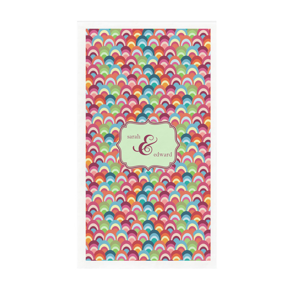 Custom Retro Fishscales Guest Towels - Full Color - Standard (Personalized)