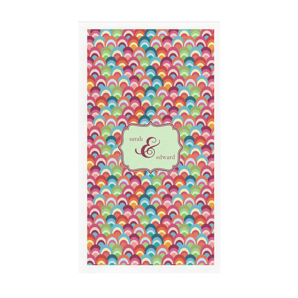 Custom Retro Fishscales Guest Paper Towels - Full Color - Standard (Personalized)