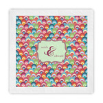 Retro Fishscales Decorative Paper Napkins (Personalized)
