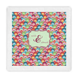 Retro Fishscales Decorative Paper Napkins (Personalized)
