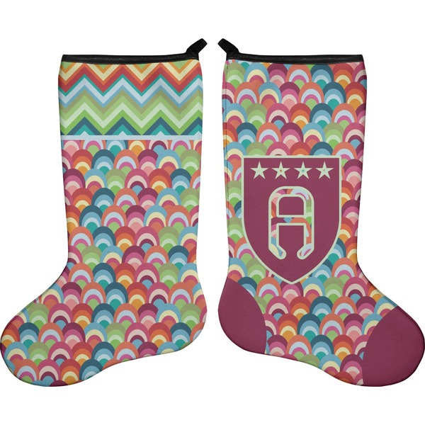 Retro Fishscales Stocking - Double-Sided - Approval