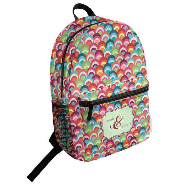 Custom Retro Fishscales Student Backpack (Personalized)