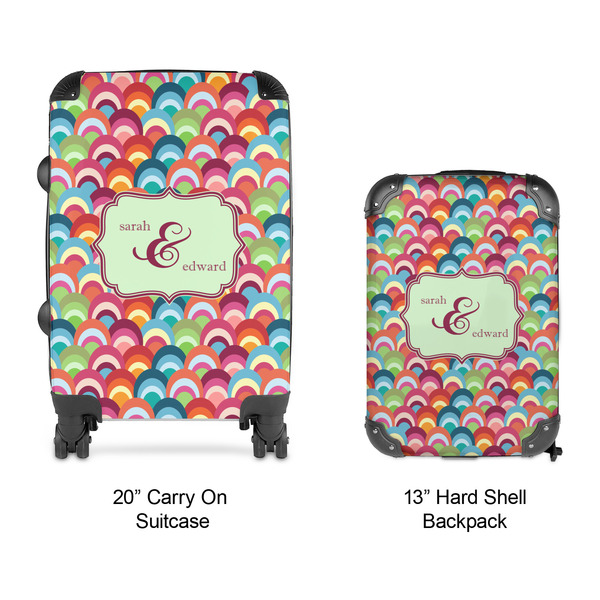 Retro Fishscales Suitcase Set 4 - APPROVAL