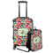 Retro Fishscales Kids 2-Piece Luggage Set - Suitcase & Backpack (Personalized)