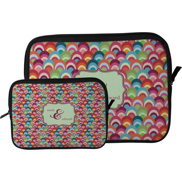 Retro Fishscales Tablet Sleeve (Size Comparison)