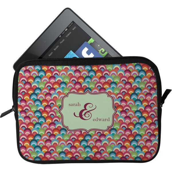 Custom Retro Fishscales Tablet Case / Sleeve - Small (Personalized)