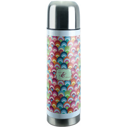 Retro Fishscales Stainless Steel Thermos (Personalized)