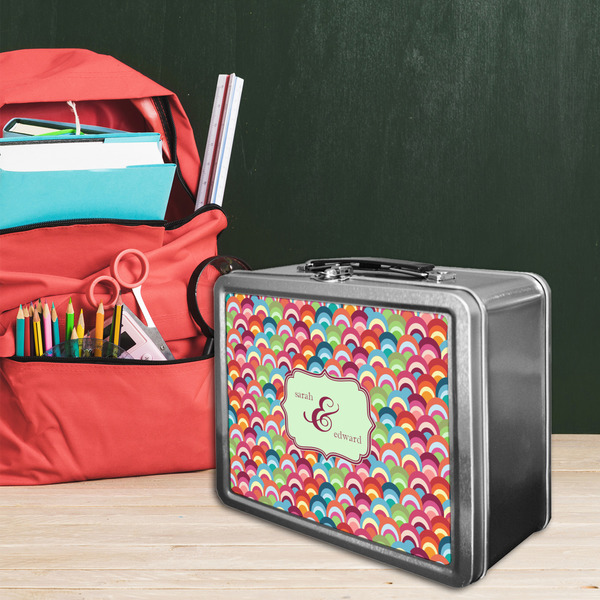 Retro Fishscales Tin Lunchbox - LIFESTYLE