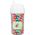 Retro Fishscales Toddler Sippy Cup (Personalized)
