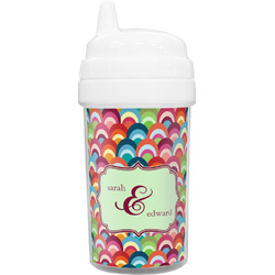 Retro Fishscales Toddler Sippy Cup (Personalized)