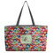 Retro Fishscales Beach Totes Bag - w/ Black Handles (Personalized)