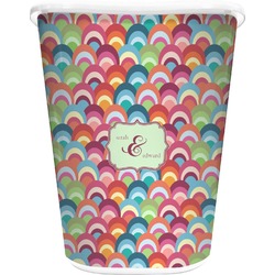 Retro Fishscales Waste Basket (Personalized)