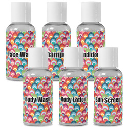 Retro Fishscales Travel Bottles (Personalized)