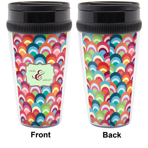 Retro Fishscales Travel Mug Approval (Personalized)