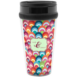 Retro Fishscales Acrylic Travel Mug without Handle (Personalized)