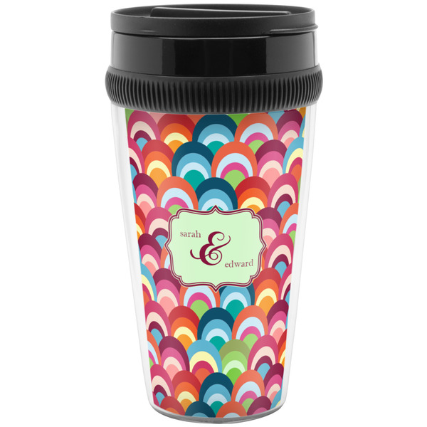 Custom Retro Fishscales Acrylic Travel Mug without Handle (Personalized)