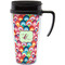 Retro Fishscales Acrylic Travel Mug with Handle (Personalized)