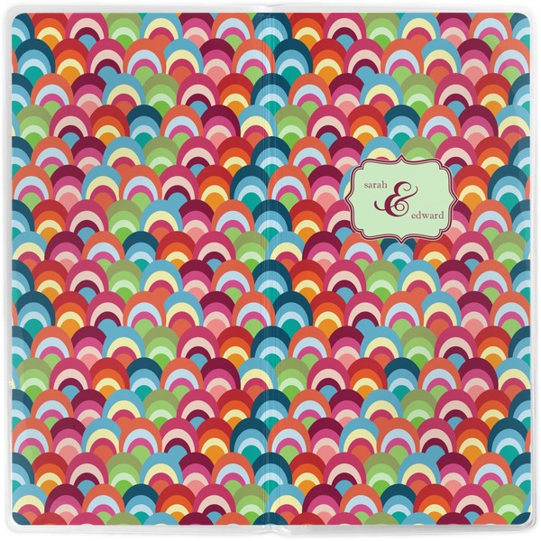 Retro Fishscales Vinyl Document Wallet - Apvl