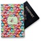 Retro Fishscales Vinyl Passport Holder - Front