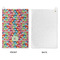 Retro Fishscales Waffle Weave Golf Towel - Approval