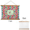 Retro Fishscales Wall Hanging Tapestry - Landscape - APPROVAL