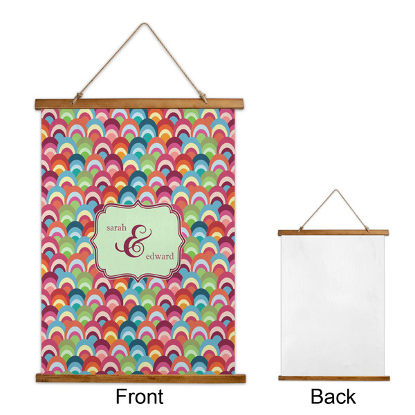 Retro Fishscales Wall Hanging Tapestry - Portrait - APPROVAL