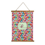Retro Fishscales Wall Hanging Tapestry - Tall (Personalized)