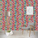 Retro Fishscales Wallpaper & Surface Covering (Water Activated - Removable)
