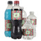 Retro Fishscales Water Bottle Label - Multiple Bottle Sizes