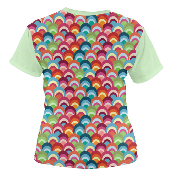 Retro Fishscales Women's T-shirt Back