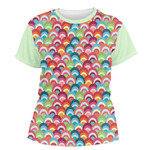 Retro Fishscales Women's Crew T-Shirt - 2X Large