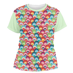 Retro Fishscales Women's Crew T-Shirt