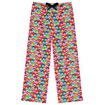 Retro Fishscales Womens Pajama Pants - L