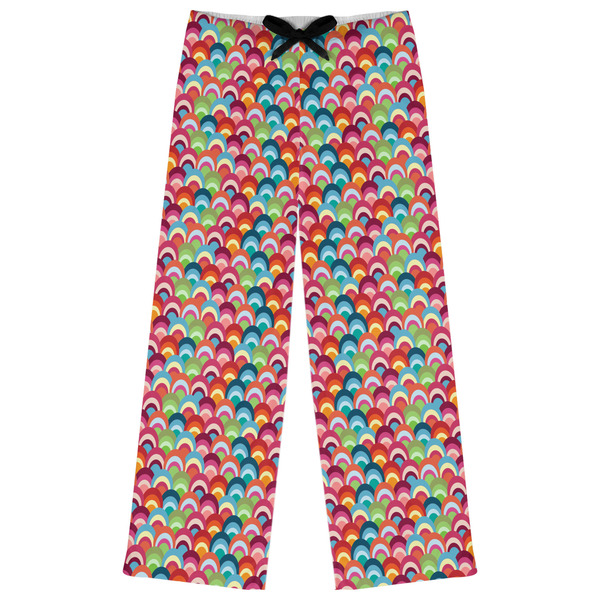 Custom Retro Fishscales Womens Pajama Pants - XL