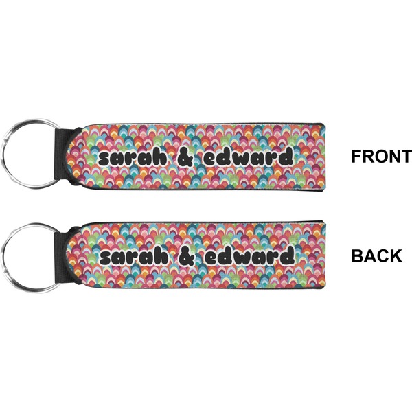 Retro Fishscales Wristlet (Front + Back)