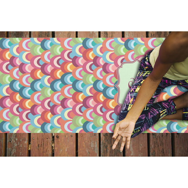 Retro Fishscales Yoga Mats - LIFESTYLE
