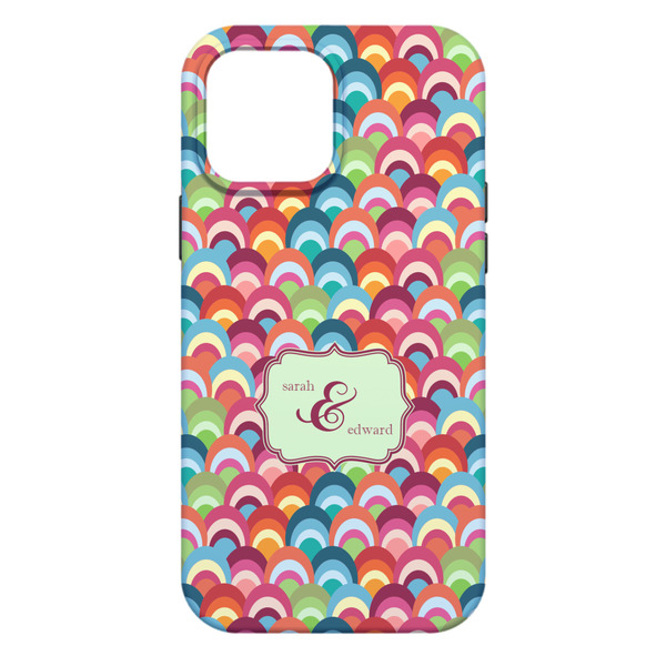 Retro Fishscales iPhone 13 Pro Max Tough Case - Back