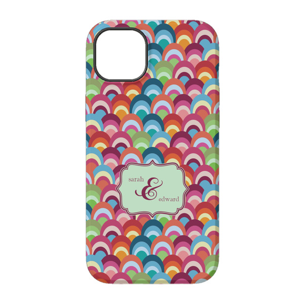 Retro Fishscales iPhone 14 Pro Tough Case - Back