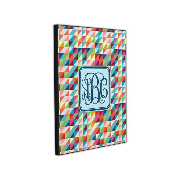 Retro Triangles 11x14 Wood Print - Angle View