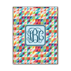 Retro Triangles Wood Print - 11x14 (Personalized)