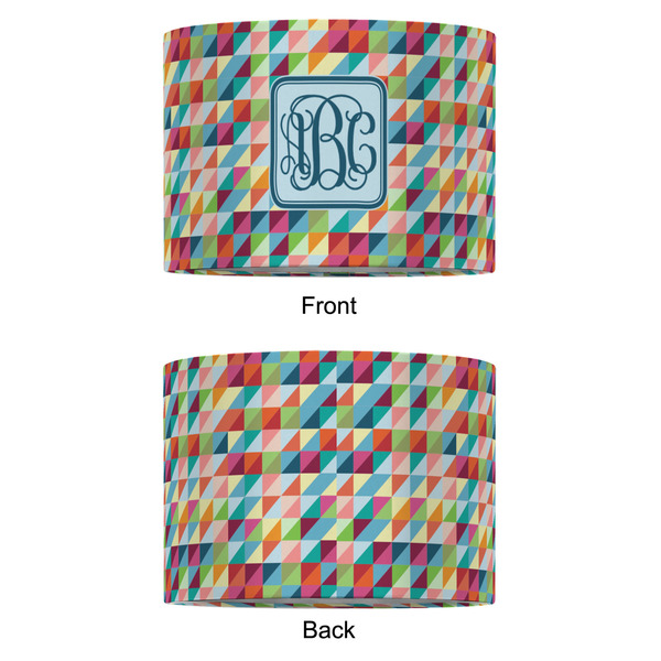 Retro Triangles 12" Drum Lampshade - APPROVAL (Fabric)