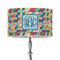 Retro Triangles 12" Drum Lamp Shade - Poly-film (Personalized)