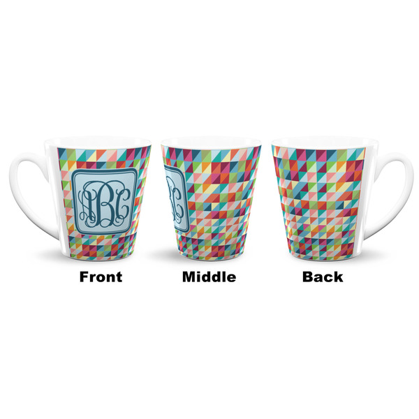 Retro Triangles 12 Oz Latte Mug - Approval