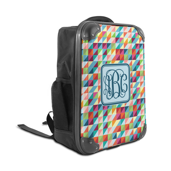 Retro Triangles 15" Backpack - ANGLE VIEW