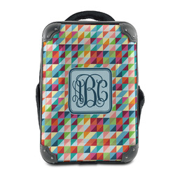 Retro Triangles 15" Hard Shell Backpack (Personalized)