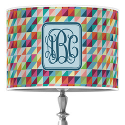 Retro Triangles Drum Lamp Shade (Personalized)